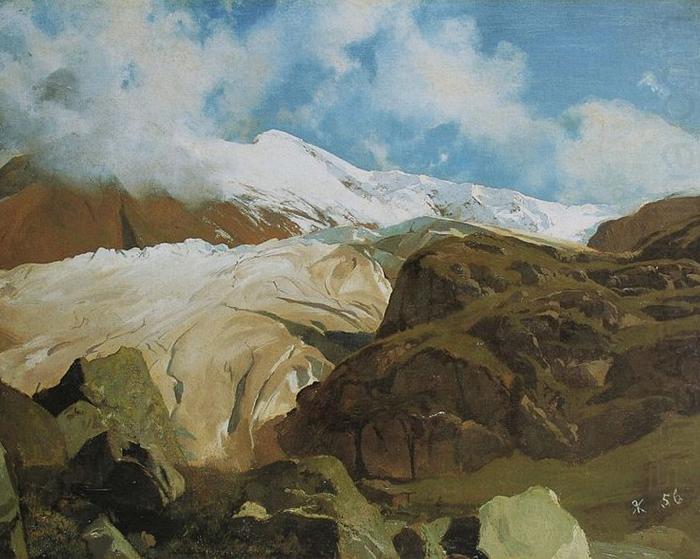 Gletscher am Sustenpass, Rudolf Koller